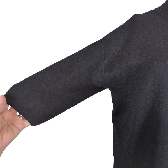 Pomander Place Tuckernuck Noir Vivianne Shimmer Turtleneck Sweater Dress Small - Picture 7 of 16
